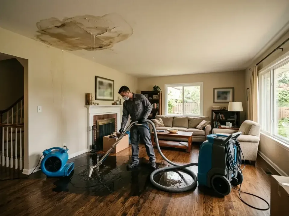 attic-pipe-burst-ceiling-drip-008 — frequently asked questions, Water Damage Restoration & Carpet Care in El Paso, IL